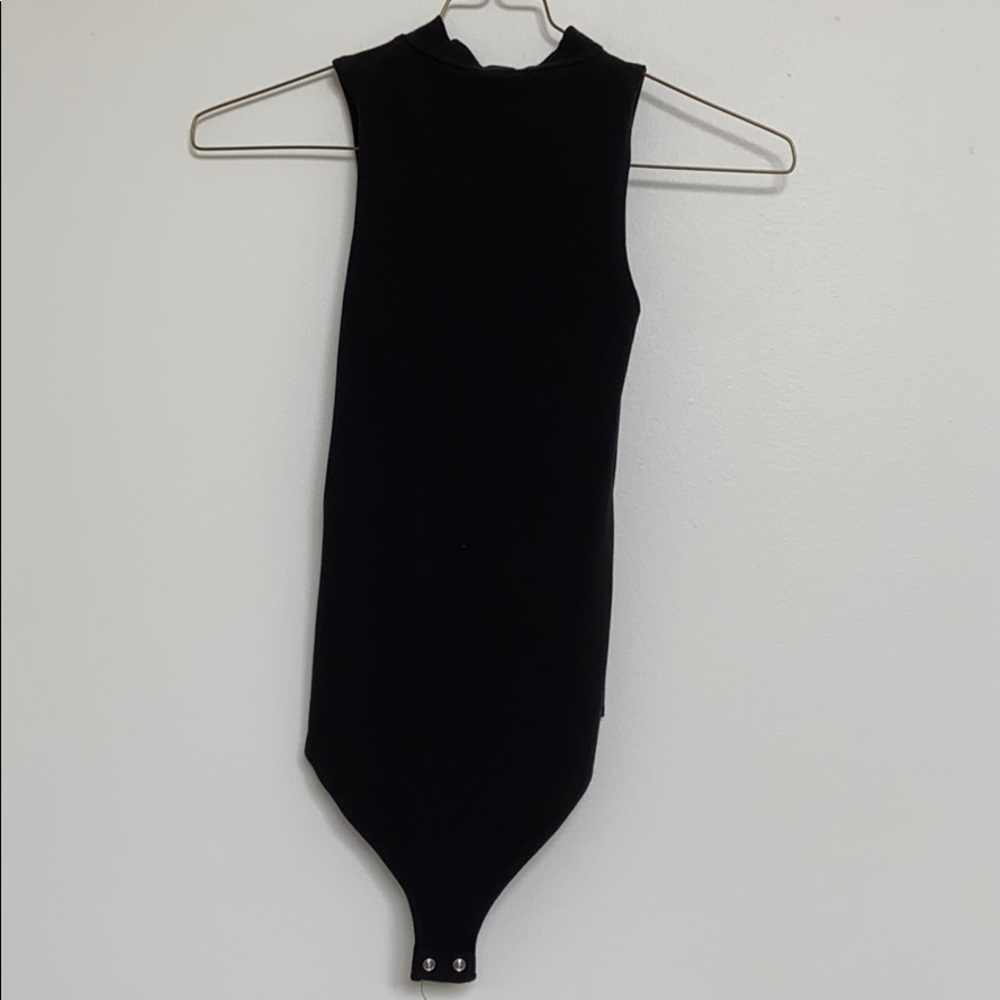 Mock neck body suit